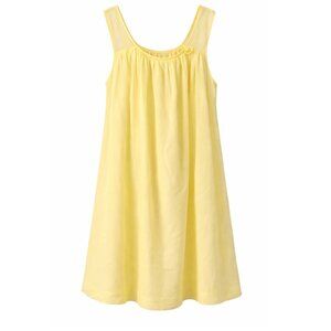True Vintage - Vassarette Babydoll Nightgown - Yellow - Size M